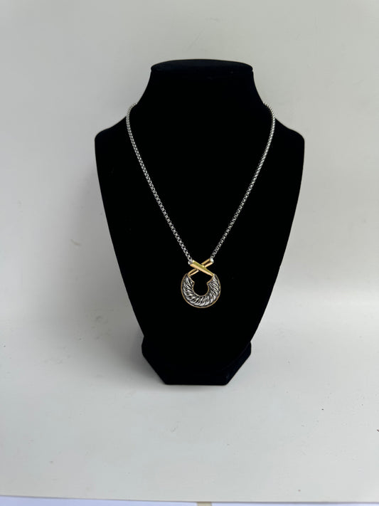 Denkays Statement Collar, Thin Chain NECKLACE, Indian Choker, Antique COIN BIB Pendant, Indian Inspired Hypoallergenic Aesthetic Bib Necklace