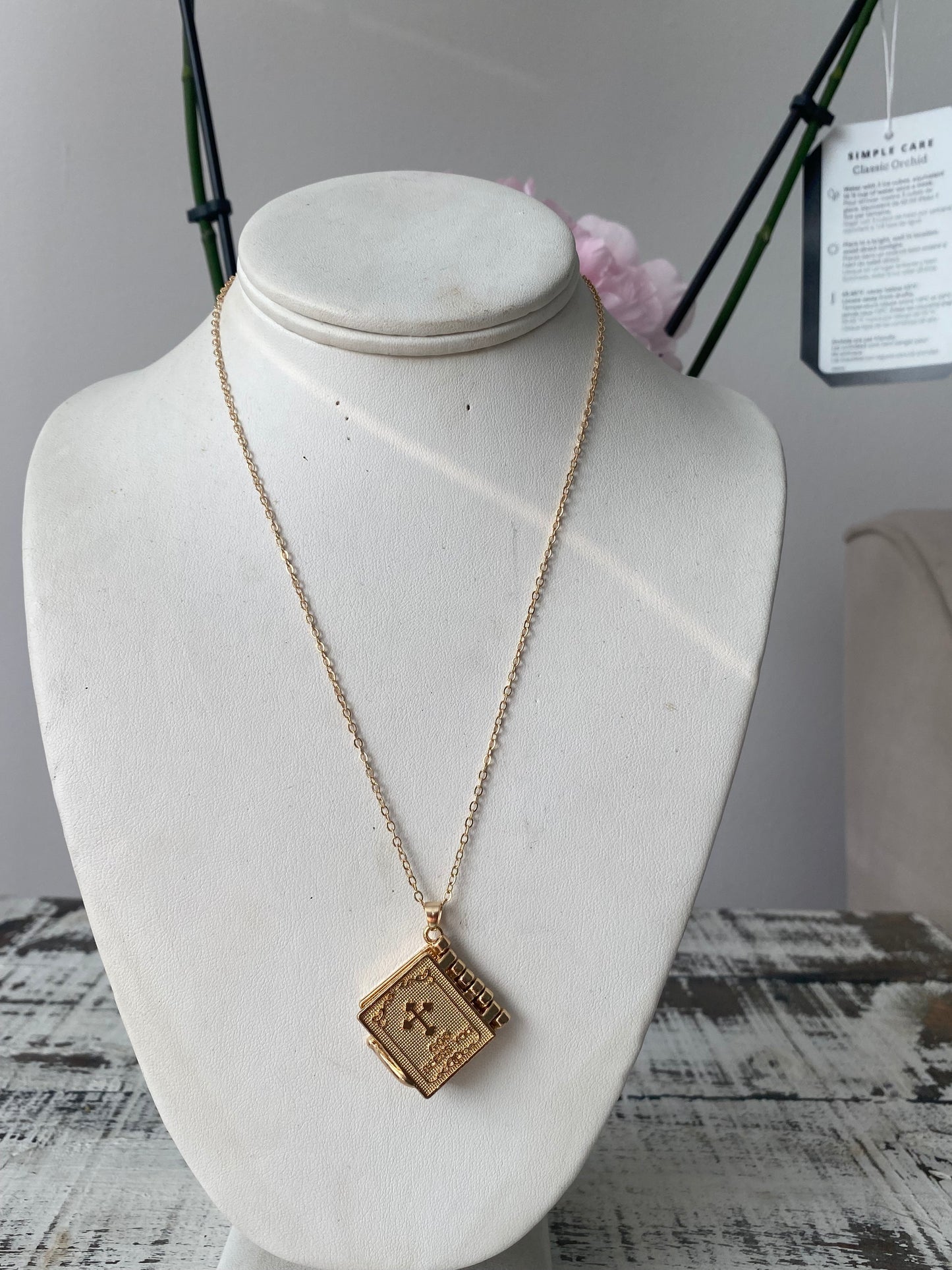 DENKAYS THE LOARDS PRAYER BIBLE NECKLACE