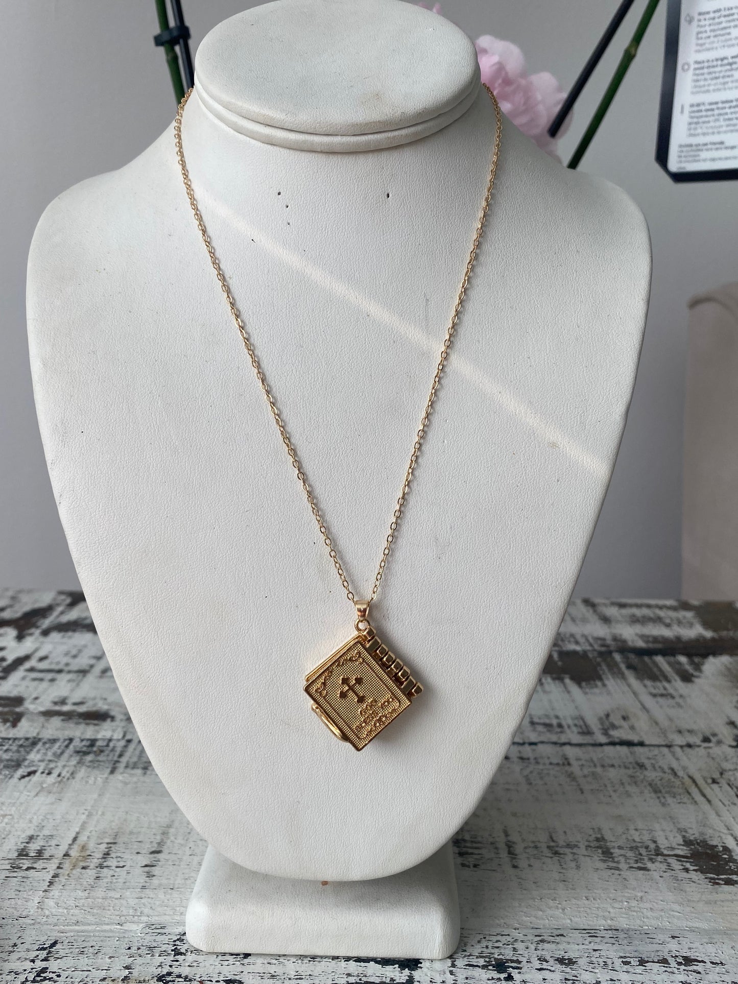 DENKAYS THE LOARDS PRAYER BIBLE NECKLACE
