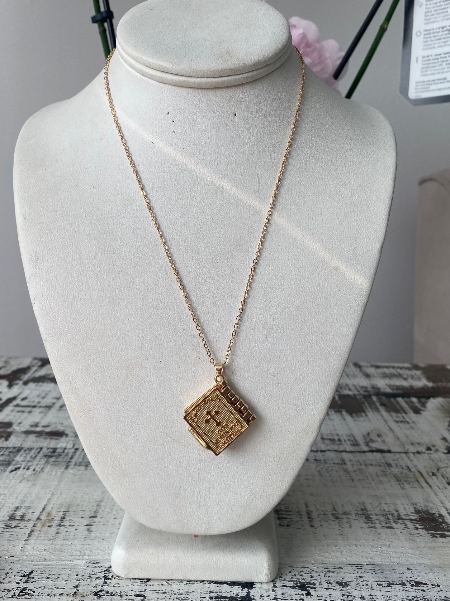 DENKAYS THE LOARDS PRAYER BIBLE NECKLACE