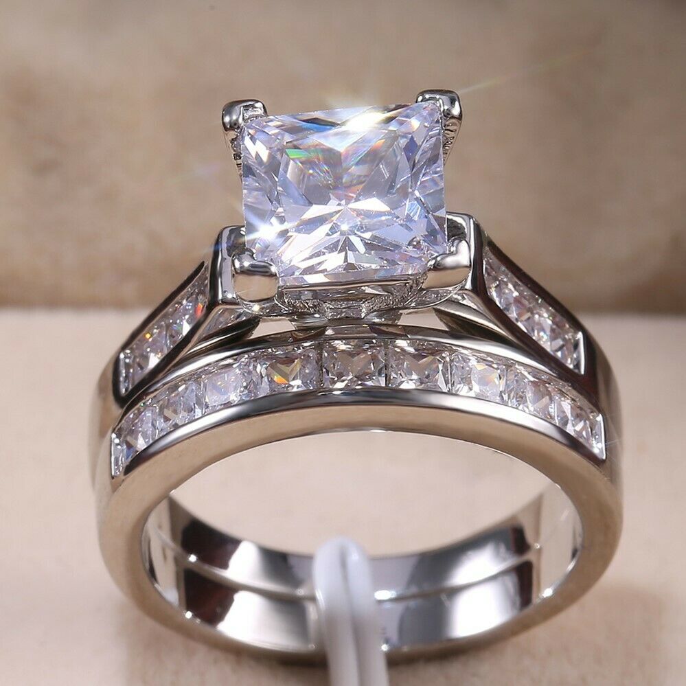 925 PRINCESS CUT RING