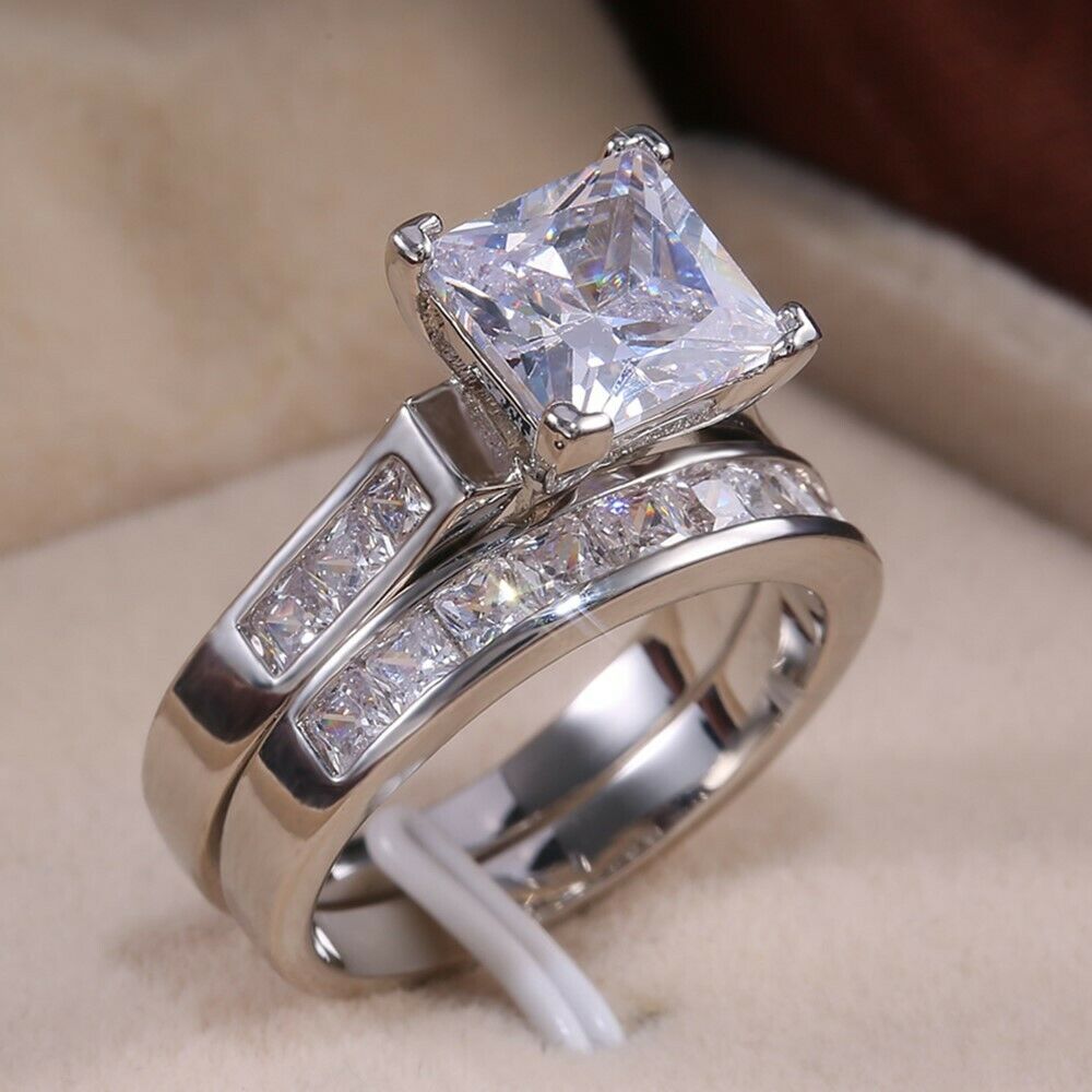 925 PRINCESS CUT RING