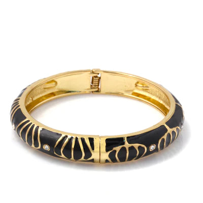 SHYMA BLACK AND GOLD BRACELET