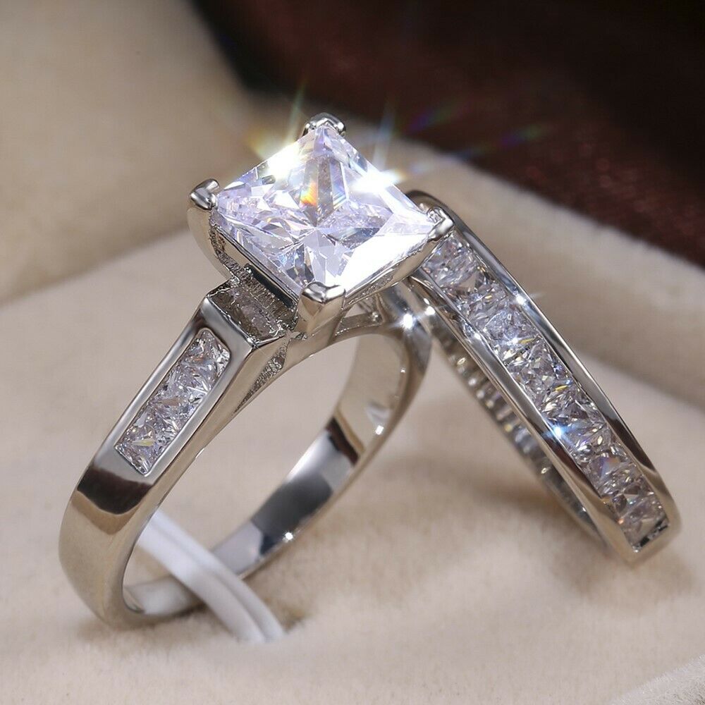 925 PRINCESS CUT RING