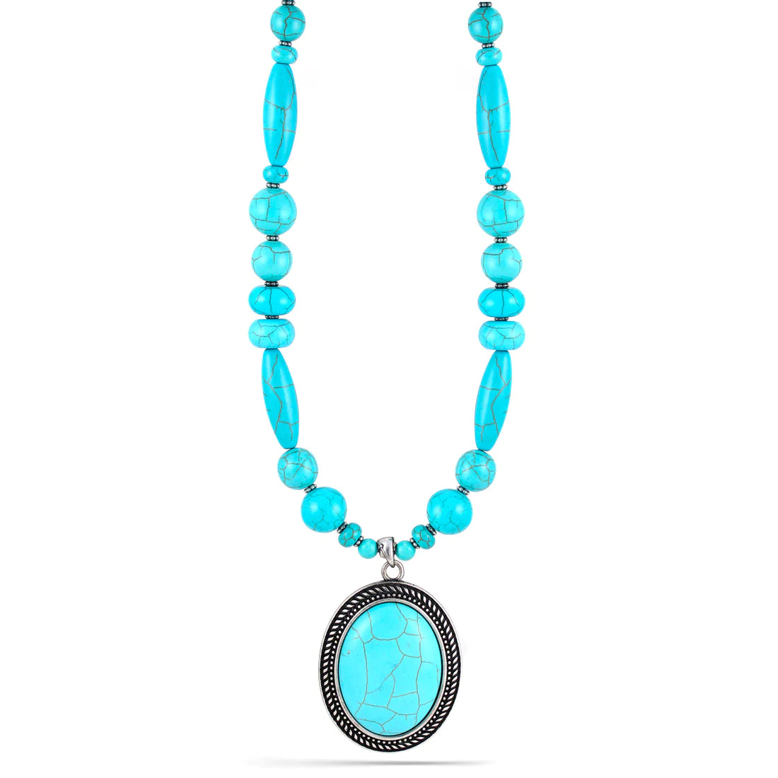 BEN TURQUOISE BOHEMIAN NECKLACE