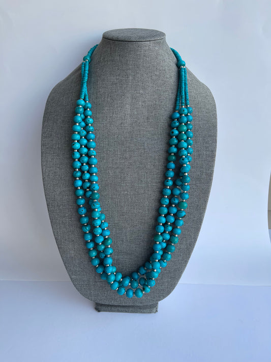 Denkays Navoho chunky beaded necklace