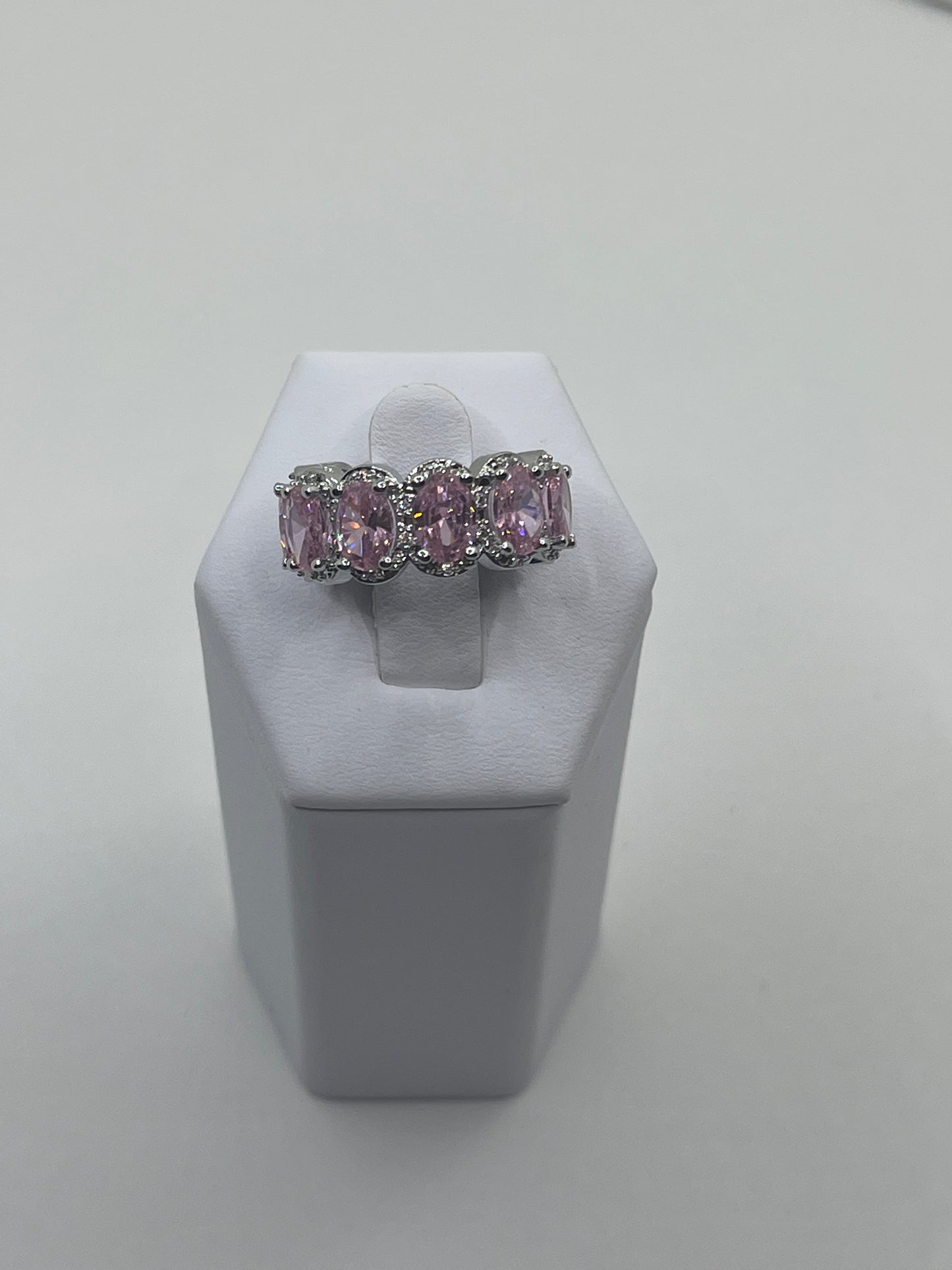 Katie Pink Sapphire Eternity Ring