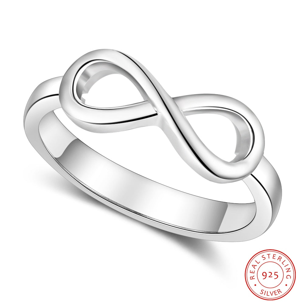 Gorgeous Rhinestone Infinity Ring Size 6.25 | Ring size, Infinity ring, Mens  wedding bands
