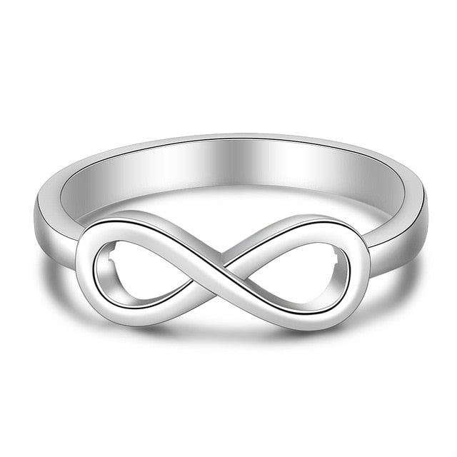 P D Diamonds Sterling Silver and Diamond Infinity Symbol Ring for Unisex-  Child (Silver) : Amazon.in: Jewellery
